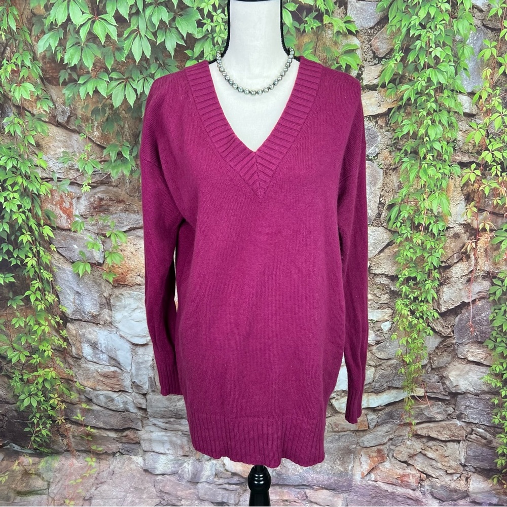 ATHLETA Wool/Cashmere Tunic Length Oversized Boyfriend Sweater, XS - Picture 4 of 11